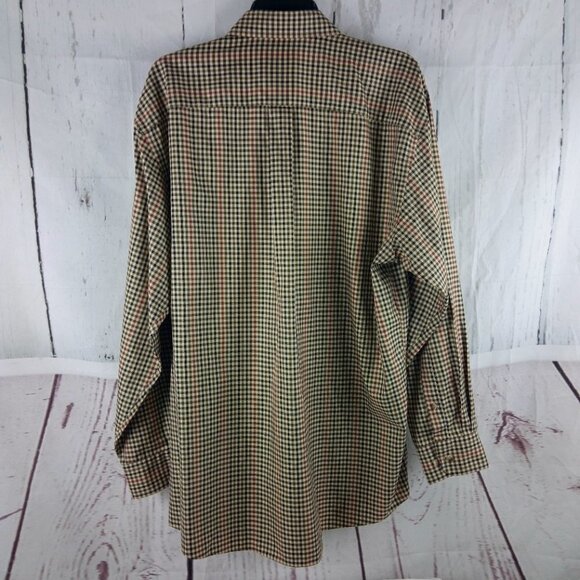 Jos A Bank Traveler's Collection Multicolor Check Men's Long Sleeve Shirt Size L - Picture 10 of 13
